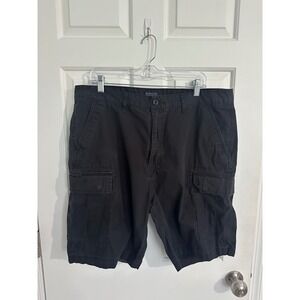 Levi Strauss & Co. Mens Cargo Shorts Black Size 38 Outdoor Casual‎